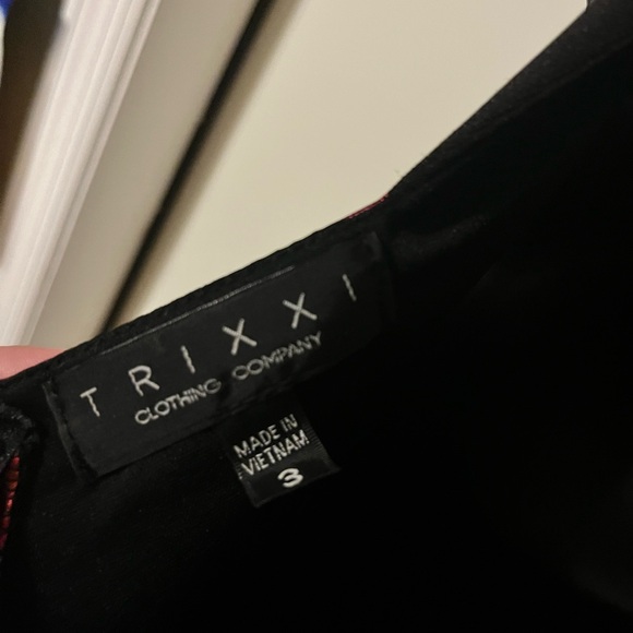 Trixxi Clothing Company Core Social Floral Cocktail Evening Party Dress Size 3 - Picture 9 of 11